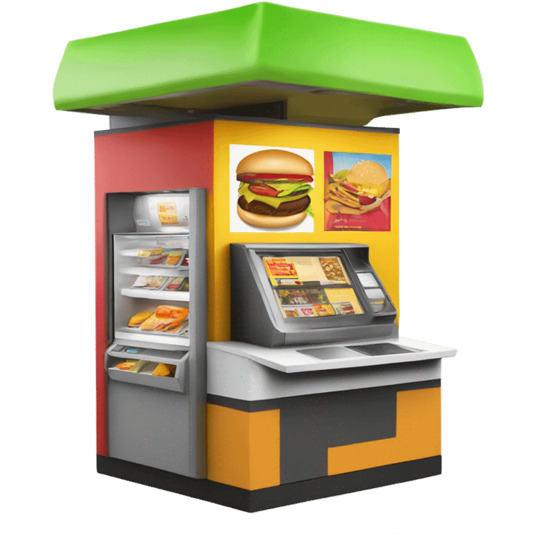 a fastfood kiosk emoji