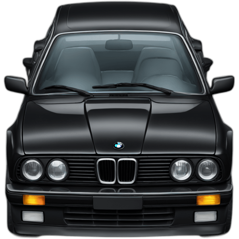 Black Bmw e30 emoji