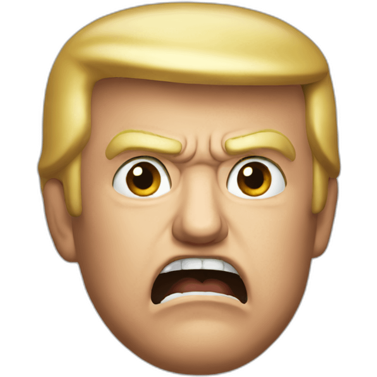 angry trump emoji