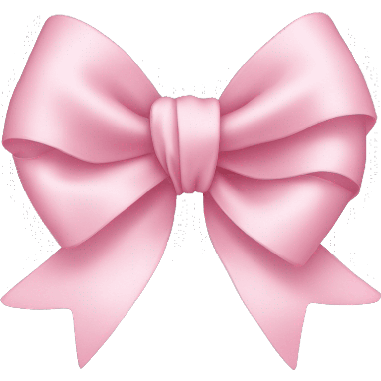 light pink ribbon bow emoji