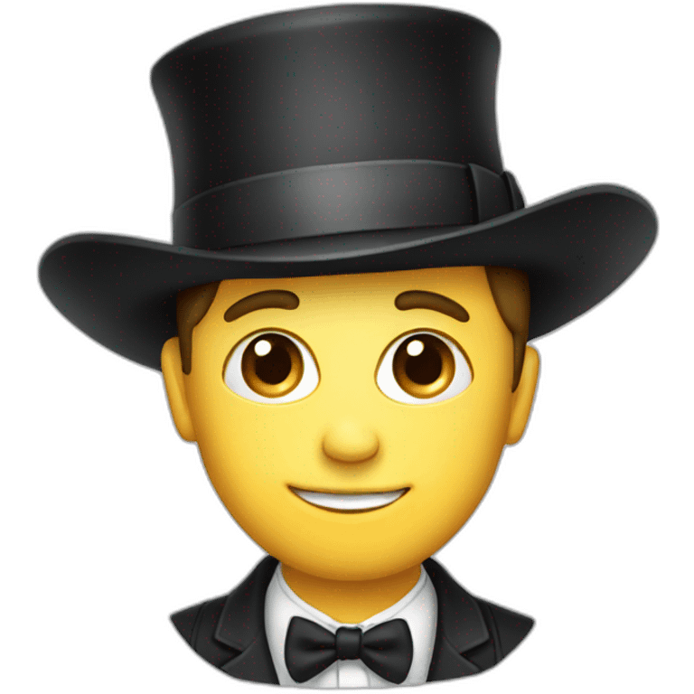 young gentleman with hat and monacle emoji