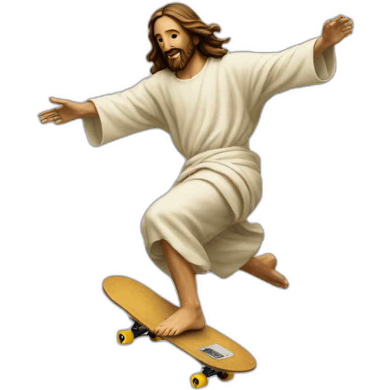 jesus kickflip emoji