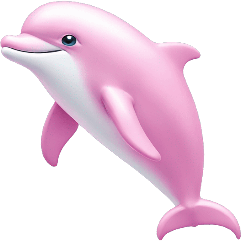 Pastel-pink-colors-dolphin emoji