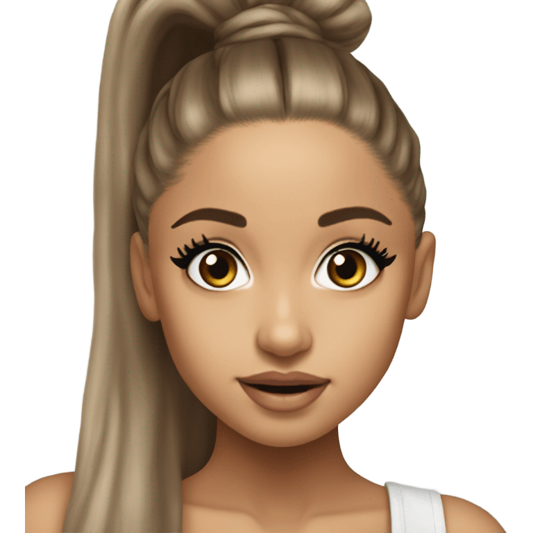 Hyper Realistic - Ariana Grande photo  emoji