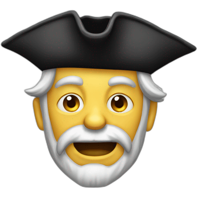 Old crazy pirate emoji