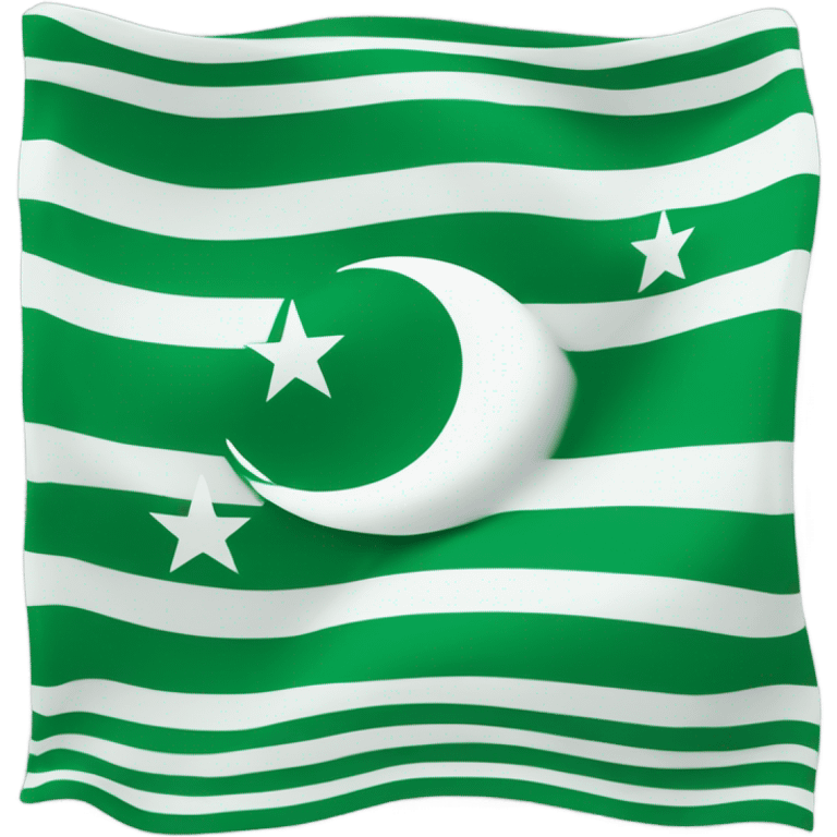 Create a flag emoji of Azad Kashmir emoji