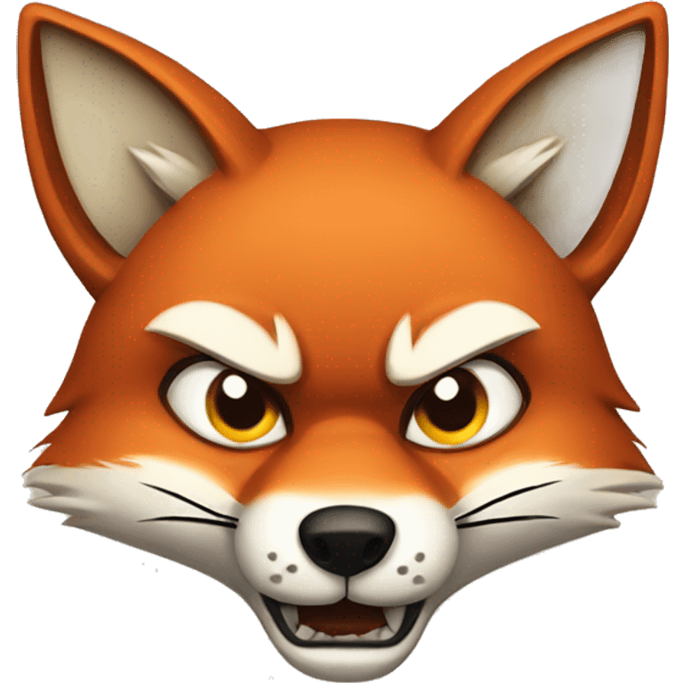 angry fox emoji