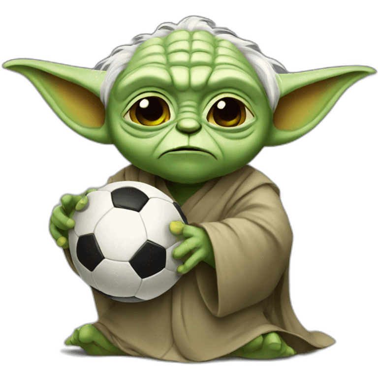 soccer yoda emoji