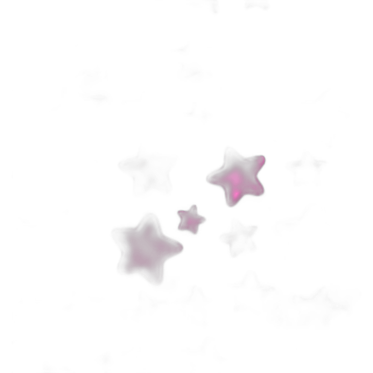 Pink stars emoji