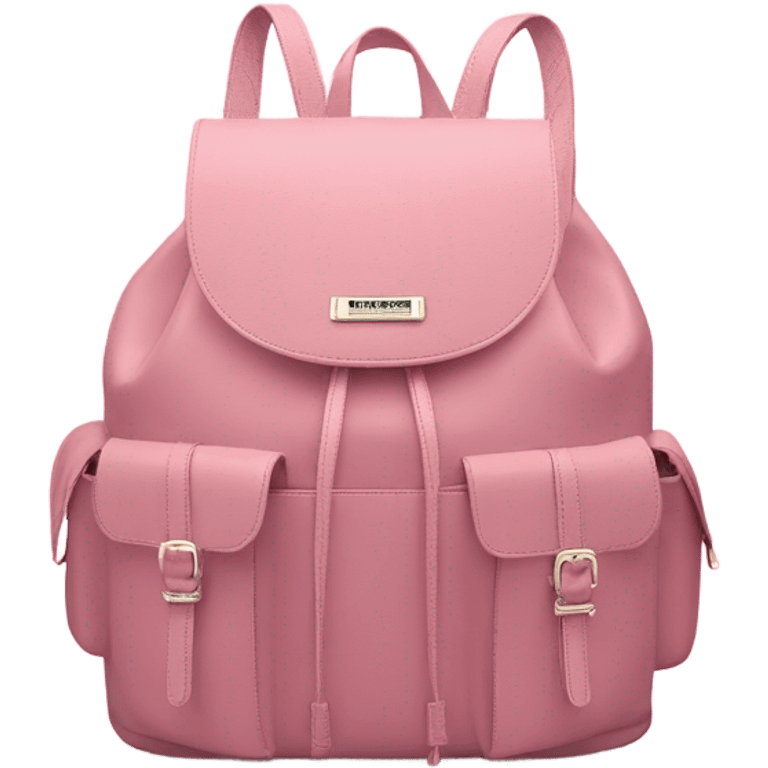 Mochila rosa
 emoji