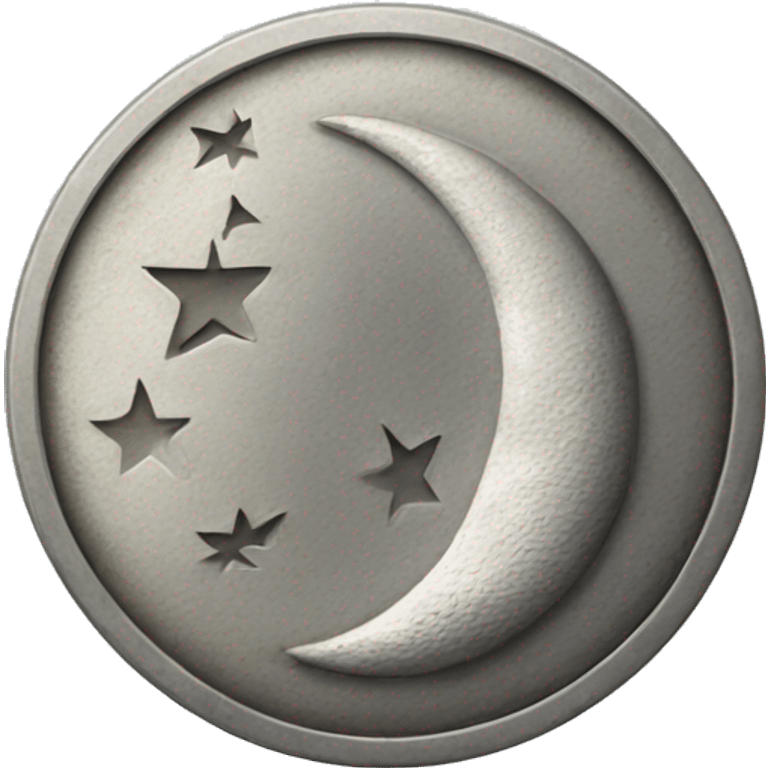 A coin but it looks like the moon emoji