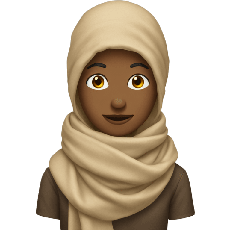 Beige scarf emoji