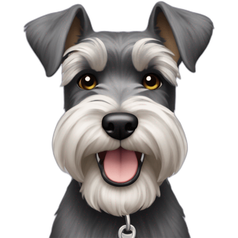 schnauzer-happy emoji