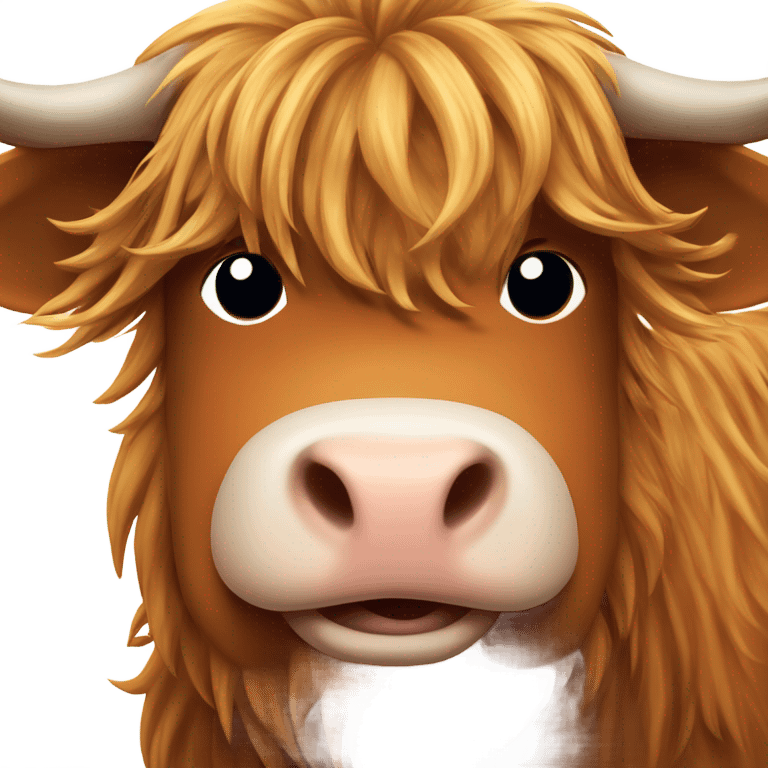 Highland cow  emoji