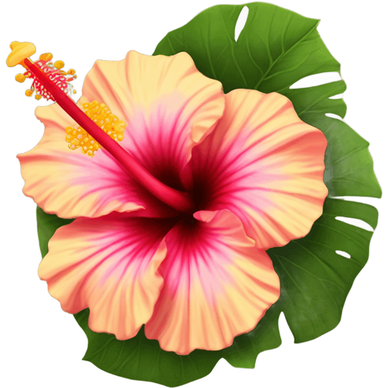 Hibiscus flower emoji