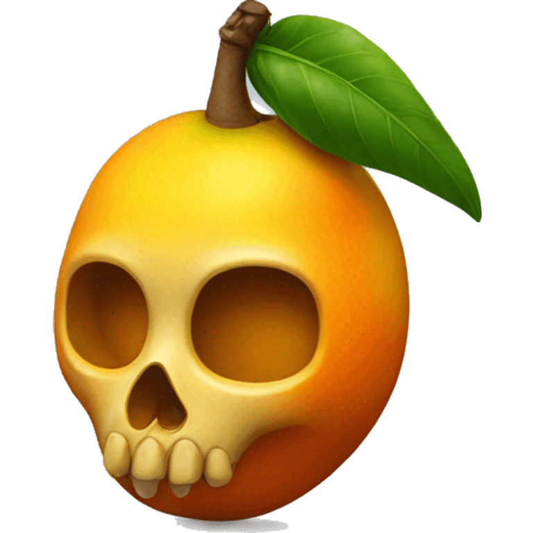 mango skull emoji