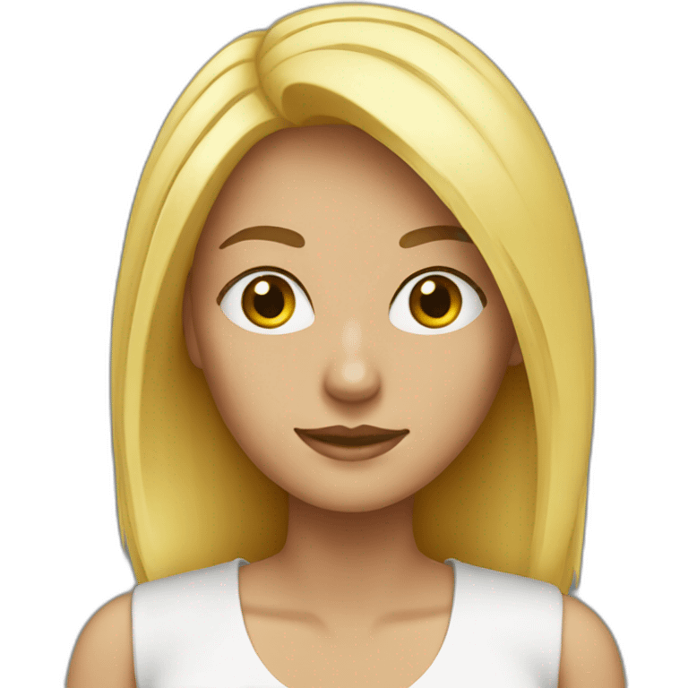 Woman-with-classes-blond emoji