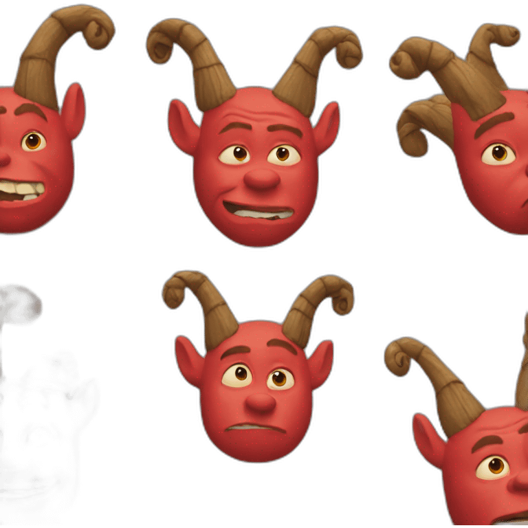 red-shrek emoji