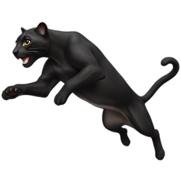 Jumping Panther emoji