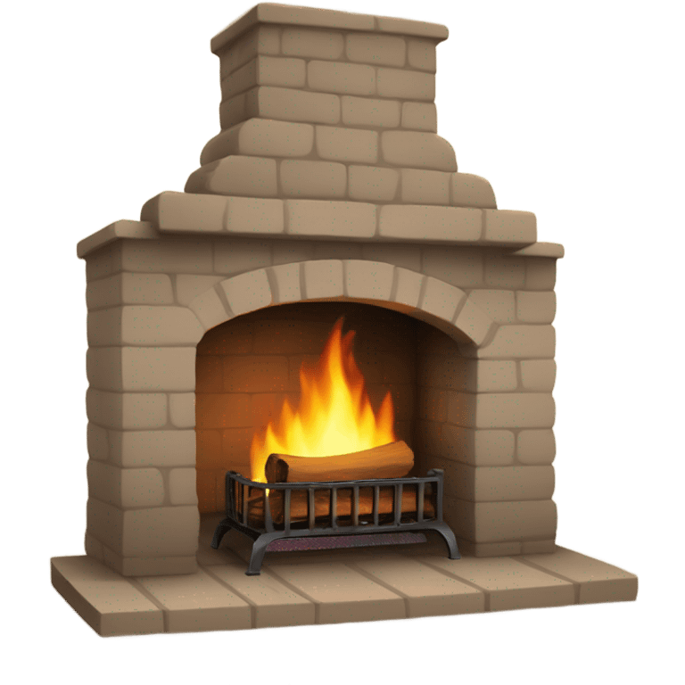 Open fireplace emoji