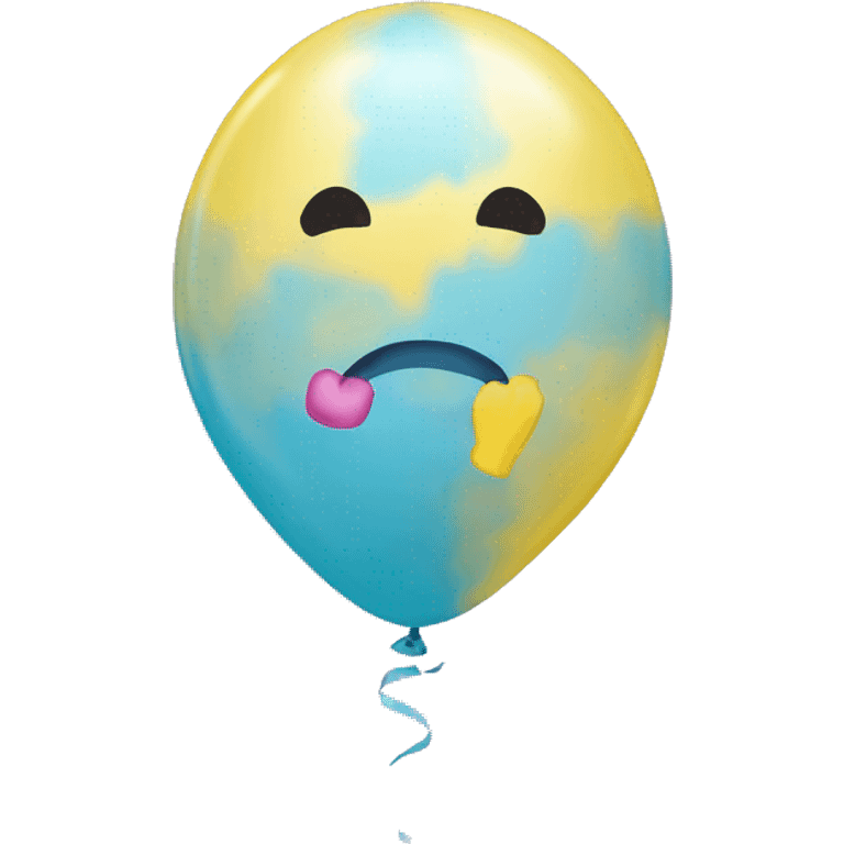 Gender reveal balloon emoji