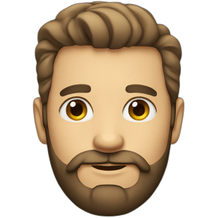 Men beard emoji