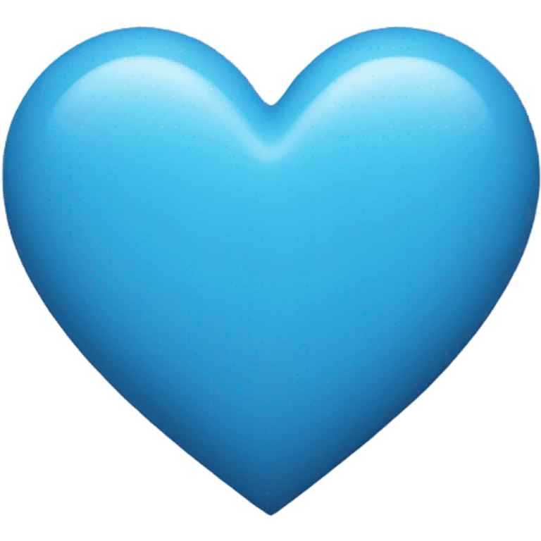 little heart blue emoji