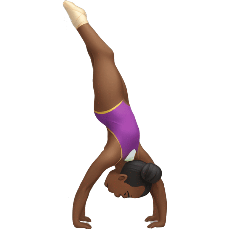 gymnast bend over backwards emoji