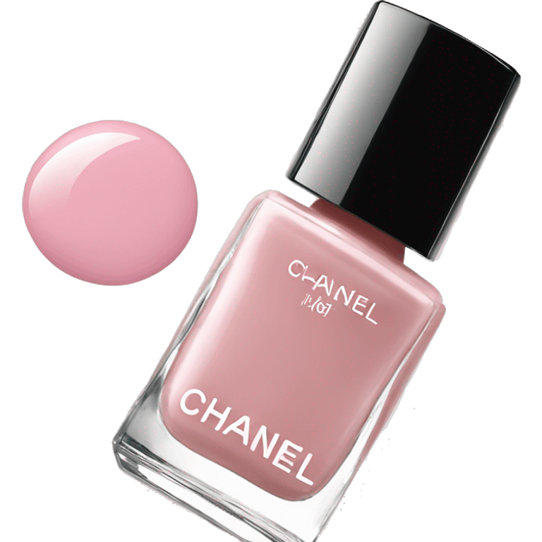 Light pink nail polish by Chanel emoji