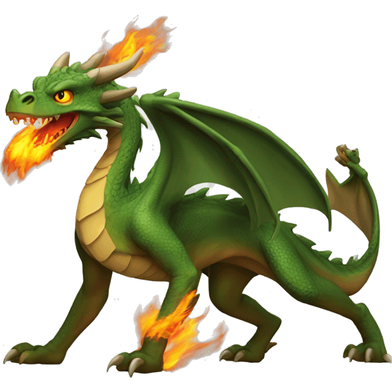 Dragon de feu emoji