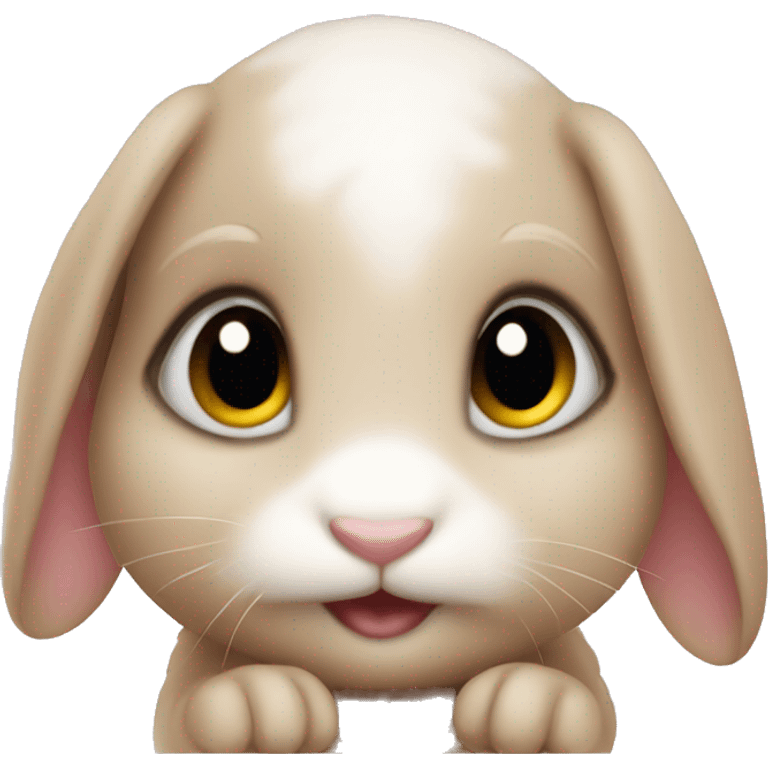 Cute baby bunny emoji