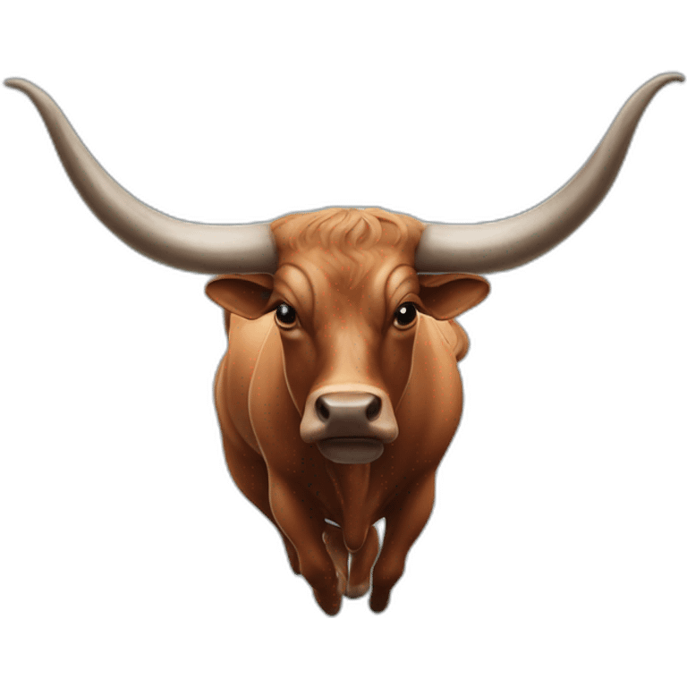 BRINDLE  BULL LONGHORNS WIDE HORNS emoji