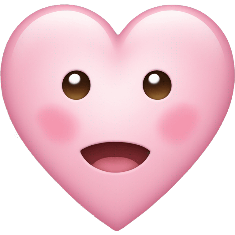 light pink heart emoji