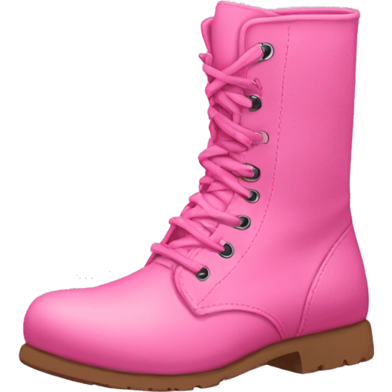 Pink boots emoji