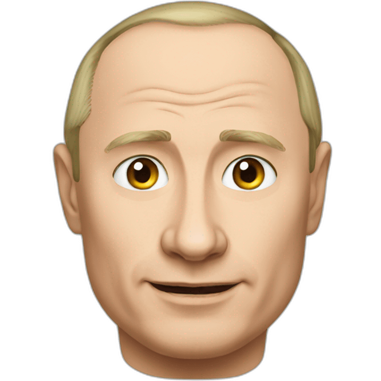 putin with apple emoji