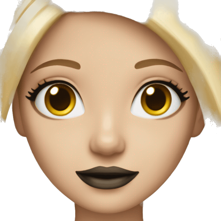 Sephora kid blonde and white emoji