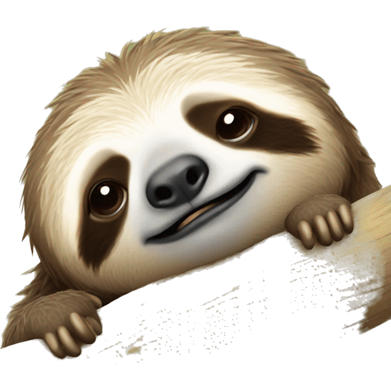 lazy sloth emoji