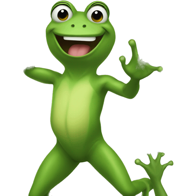 Frog dance emoji