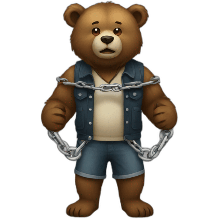 bear-chain emoji