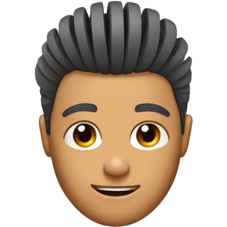 Hair clippers tan skin embedded emoji