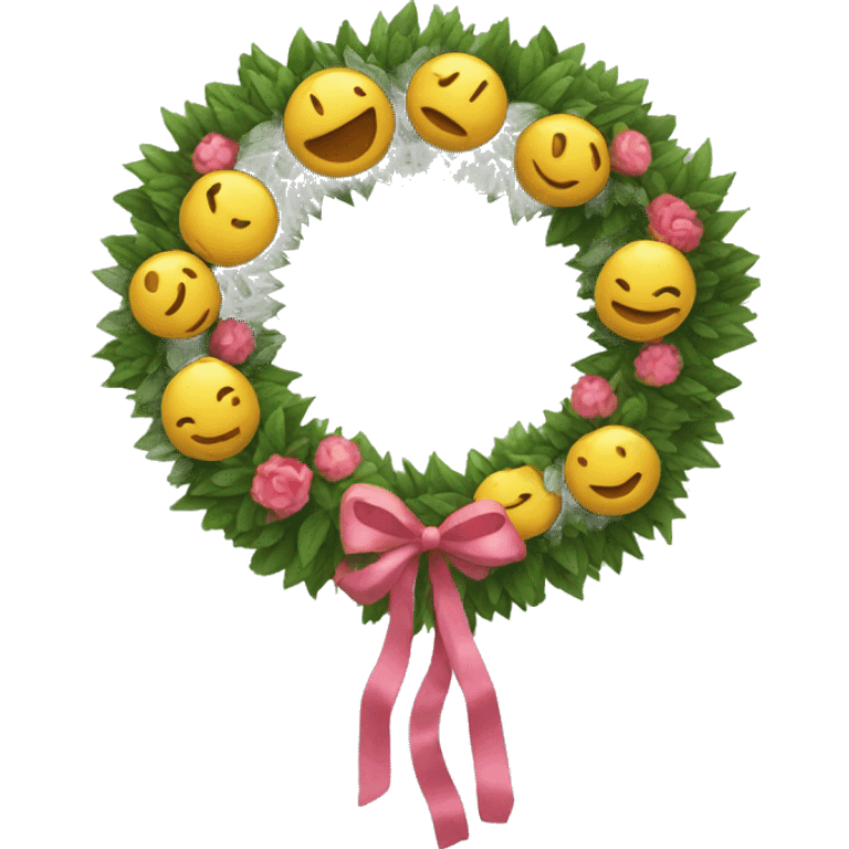 Garland worn around the neck emoji