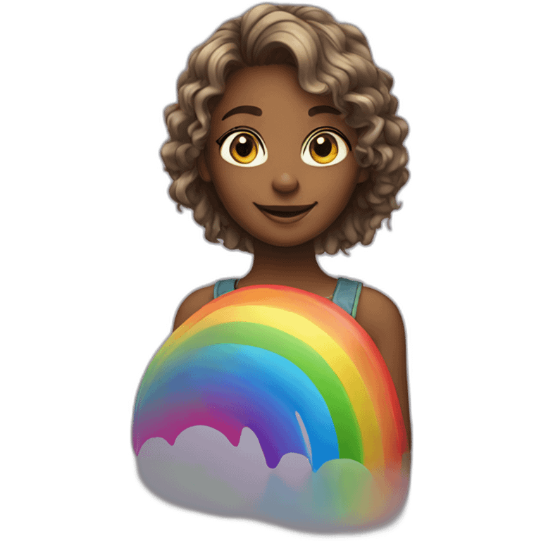 rainbow-girl emoji