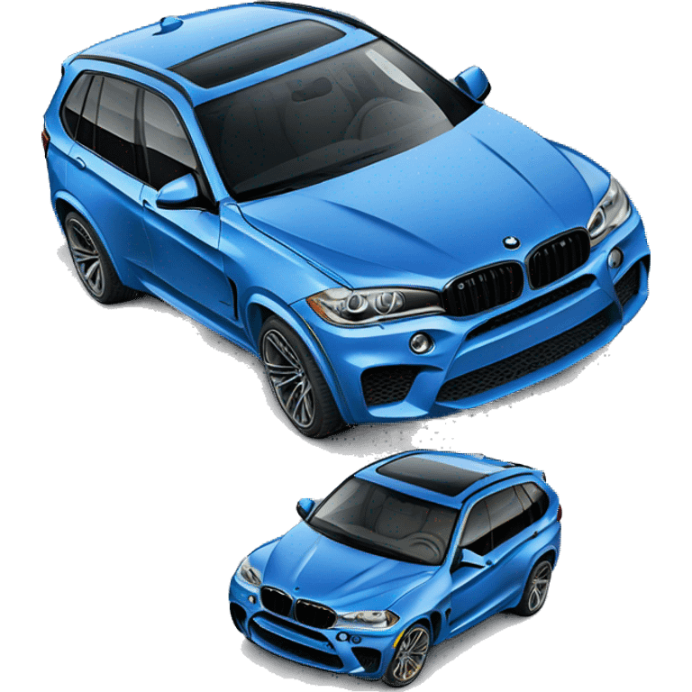 Blue bmw x5m emoji