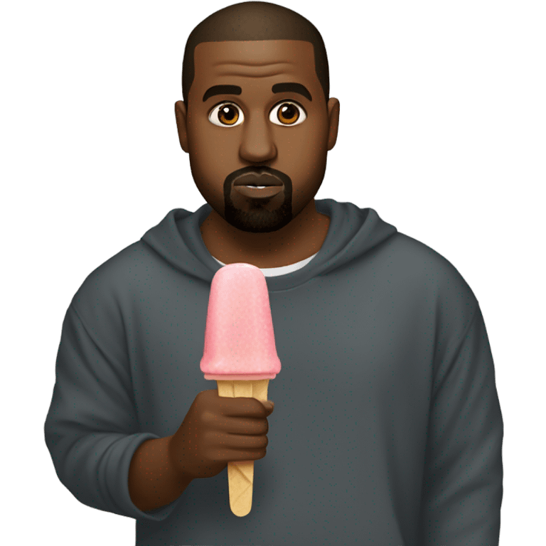 kanye with a Popsicle  emoji