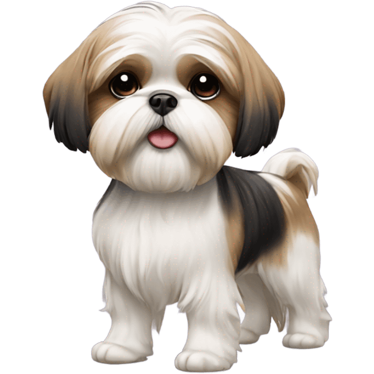 Shih tzu walking person emoji