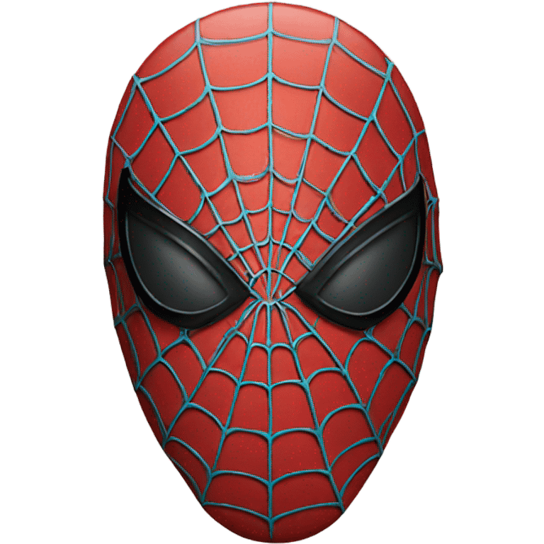 Face shot of spidermans mask emoji