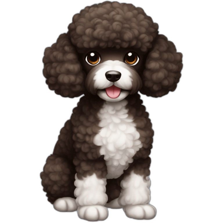 dark-brown-cute-poodle emoji