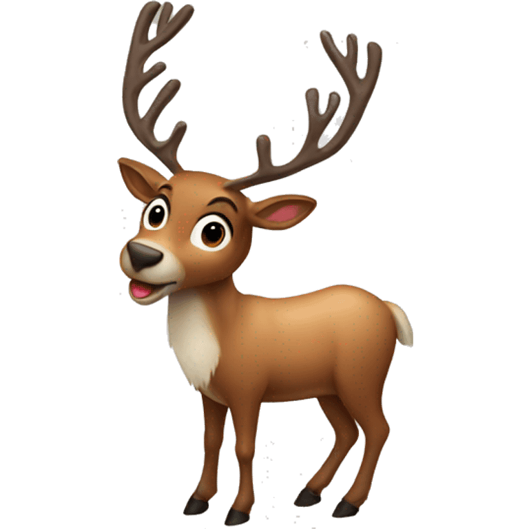 reindeer emoji