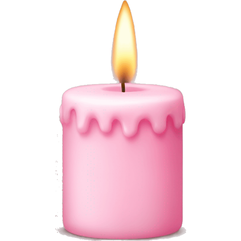 baby pink candle emoji