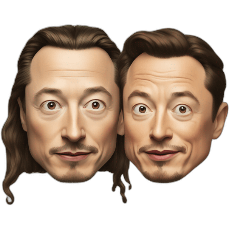 Elon Musk et Dali emoji